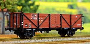 Amintiri AF22053 - H0 - Offene Güterwagen Klagenfurt, CFR, Ep. III